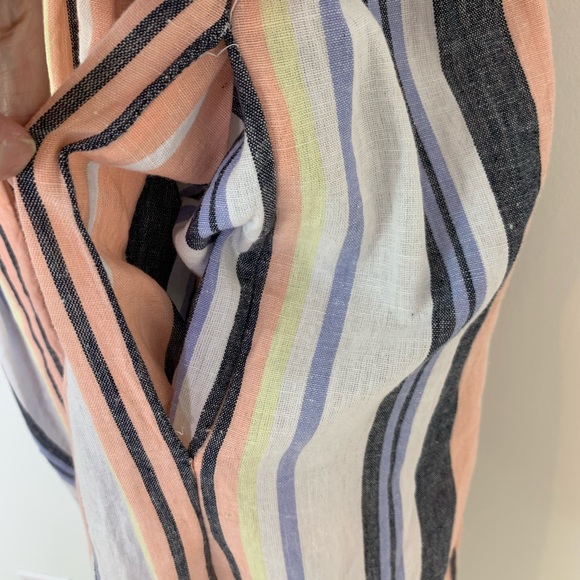 Free People Lilah Striped Boho Midi Dress XS NWT - Picture 6 of 8